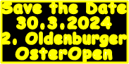 Save the Date 30.3.2024 2. Oldenburger OsterOpen